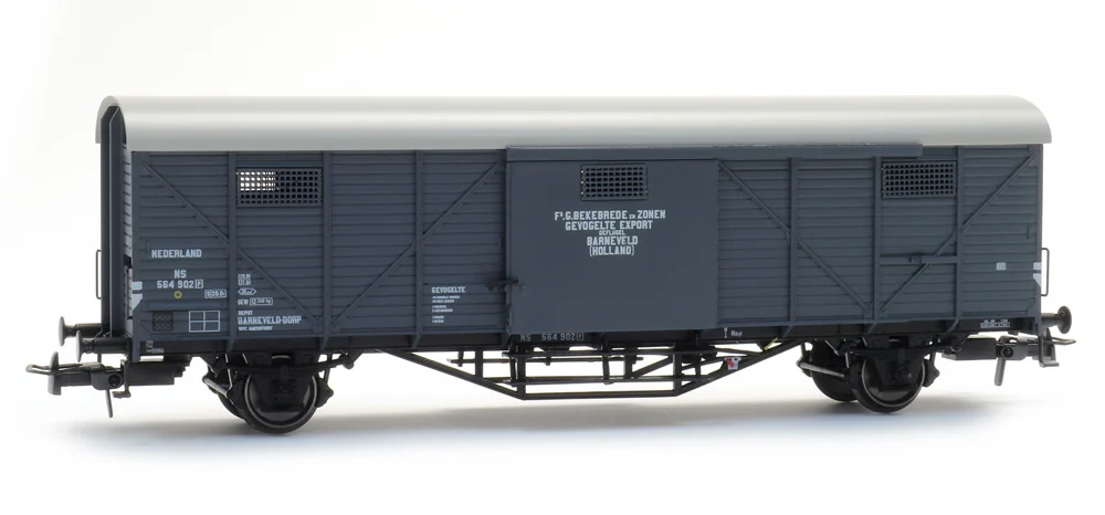 Artitec 20.312.02 - H0 - Gedeckter Güterwagen Hongaar 'Hühnerwagen', NS, Ep. III